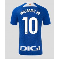 Camiseta Athletic Bilbao Nico Williams #10 Segunda Equipación Replica 2024-25 mangas cortas